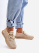 Buty sportowe damskie z siatki na platformie do kostki wsuwane Venett 36 Beżowe (5905677459500) - obraz 1