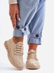 Buty sportowe damskie z siatki na platformie do kostki wsuwane Venett 36 Beżowe (5905677459500) - obraz 2