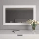 Настенное зеркало 156х66 Белое Black Mirror 8518-291SW в прихожую спальню коридор ванную - изображение 1