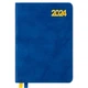 Щоденник Leo Planner А6 датований 2024 Case синій (252456) - изображение 1