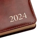 Щоденник Leo Planner А5 датований 2024 Whisky коричневий (252448) - изображение 5