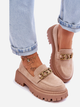 Loafersy Inna Marka Larey 38 Beżowe (5905677114430) - obraz 6