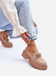 Loafersy Inna Marka Larey 38 Beżowe (5905677114430) - obraz 7