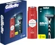 Подарунковий набір Станок для гоління чоловічий (бритва) Gillette Mach3 + 2 змінних леза + Гель для душу Old Spice 3-в-1 Whitewater 250 мл (8700216221047) - зображення 1