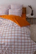 Комплект постельного белья ТЕП Двуспальный 215х180 Terracotta Check (2-01691_25217) - изображение 4