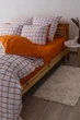 Комплект постельного белья ТЕП Двуспальный 215х180 Terracotta Check (2-01691_25217) - изображение 5