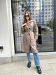Женский плащ из эко кожи K&ML 50.1 L ( 48 ) Кофейный ( 50.1 - 02 ) - изображение 3