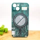 Люмінесцентний чохол Berlia case with MagSafe для iPhone 13 Green - зображення 1