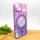 Люминесцентный чехол Berlia case with MagSafe для iPhone 14 Pink - изображение 3