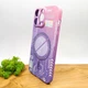 Люминесцентный чехол Berlia case with MagSafe для iPhone 14 Pro Max Pink - изображение 2