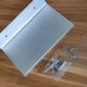 Маленька L-подібна полиця для ванної з алюмінію Jingwey Shelf L-type 20cm(Срібляста) - зображення 6