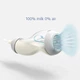 Бутылочка Difrax S-bottle Wide XL Антиколиковая с силиконовой соской и ручками Белая 310 мл (707XL) - изображение 7