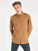 Рубашка хлопковая мужская Colin's CL1064676CRM S Caramel (8683197783202) - изображение 1