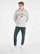Худи утепленное на флисе мужское Colin's CL1064903LGM S Light Grey Melange (8683197787965) - изображение 3