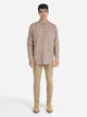 Рубашка хлопковая мужская Colin's CL1065591BRW L Brown (8683197782717) - изображение 3