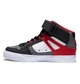 Кроссовки DC Pure High Top EV White Grey Red 33/2/21.3 см - изображение 2