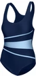 Купальник закритий для жінок Aqua Speed STELLA LADY 8657 Блакитний з чорним 40 (299-41-40) - зображення 1