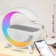 Портативная Bluetooth колонка Pulse BT2301W Big G 3 в 1 беспроводная акустическая система ночник смарт лампа настольная с беспроводной зарядкой для телефона 3 в 1 - изображение 6
