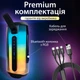 Колонка Bluetooth Pulse 5 портативная беспроводная акустика с подсветкой и микрофоном Black - изображение 6