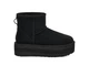 Женские угги на платформе UGG Classic Mini Platform 39р Черные (1134991-BLK) - изображение 1