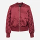 Бомбер женский H&M 0314522-004 34 Бордовый (СА2000001360910) - изображение 2