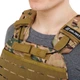 Жилет утяжелитель с регулировкой веса Zelart TA-0900 10кг Цвет: Камуфляж Multicam - изображение 8