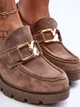 Loafersy damskie Lemar Harmell 38 Ciemnobeżowe - obraz 6