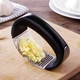 Пресс для чеснока измельчитель Garlic Press из нержавеющей стали с пластиковой ручкой 20104 - изображение 4