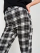 Брюки женские H&M Divided 0897730 36 Черные с белым (7000000000733) - изображение 4