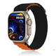 Нейлоновий ремінець Fruct Alpine Loop for Apple Watch 42/44/45/46/49 mm Black Orange - зображення 1