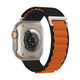 Нейлоновий ремінець Fruct Alpine Loop for Apple Watch 42/44/45/46/49 mm Black Orange - зображення 2