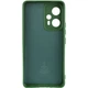 Противоударный Чехол Silicone Cover Lakshmi Full Camera (A) для Xiaomi Redmi Note 12T Pro Зеленый / Dark green - изображение 2