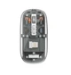 Беспроводная мышь WiWU WM105 Crystal Magnetic Wireless с аккумулятором и Bluetooth (Type-C, USB 2.4 ГГц, компьютерная, бесшумная, прозрачная, для макбука) - Серая - изображение 1