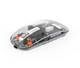 Беспроводная мышь WiWU WM105 Crystal Magnetic Wireless с аккумулятором и Bluetooth (Type-C, USB 2.4 ГГц, компьютерная, бесшумная, прозрачная, для макбука) - Серая - изображение 2