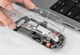 Беспроводная мышь WiWU WM105 Crystal Magnetic Wireless с аккумулятором и Bluetooth (Type-C, USB 2.4 ГГц, компьютерная, бесшумная, прозрачная, для макбука) - Серая - изображение 6