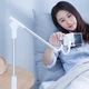 Держатель для телефона Baseus Unlimited Adjustment Lazy Phone Holder складная подставка (360°, 4 - 6.5 дюймов, зажим) - Белый - изображение 2
