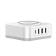 Беспроводная зарядка Ldnio AW004 с хабом (PD 32W, 3хUSB, 1Type-C, 220v, быстрая зарядка) - Белый - изображение 4