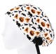 Медицинская шапочка женская HeadwearUniverse универсальная принт Летучая мышь паук тыква - изображение 3