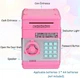 Детская интерактивная копилка сейф Kids Bank с кодовым замком и купюроприемником - световые, звуковые эффекты Розовый - изображение 5