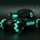 Танк на радиоуправлении пультом и браслетом Play Smart Tank 360°№1 пар, дрифт, едет во все стороны, стреляет гидрогелевыми пулями со звуком и светом Мятный - изображение 7