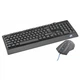 Провідна ігрова клавіатура та миша KEYBOARD Zeus з RGB підсвічуванням Чорний - зображення 6