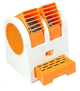 Охладитель воздуха настольный Mini-fan Air Mini Cooler портативный мини кондиционер с функцией увлажнения, питание от батареек и USB, Оранжевый - изображение 8