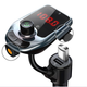 Фм-трансмиттер автомобильный AutoParts LED5 2 x USB с зарядкой 2.1А, microSD, AUX, Bluetooth, mp3 модулятор в машину с шумоподавлением - изображение 3