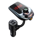 Фм-трансмиттер автомобильный AutoParts LED5 2 x USB с зарядкой 2.1А, microSD, AUX, Bluetooth, mp3 модулятор в машину с шумоподавлением - изображение 6