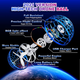 Літаючий шар Спіннер Nova-Fly Spinner Drone електрична іграшка левітуючий бумеранг з LED підсвічуванням 95 мм - зображення 7