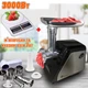 Мясорубка электрическая Domotec 2024MS электромясорубка с соковыжималкой, тёркой, шинковкой, насадкой для колбас и кеббе 3000Вт + Высокоточные весы кухонные SF-400 7кг - изображение 1