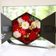 Подарунковий набір мила букет із троянд у чорній коробці Love Light Rose Flower оригінальний подарунок дівчині з мильних троянд - зображення 4