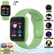 Смарт годинник Smart watch SWY68S розумний браслет з функціями фітнес трекера, вологозахистом, пульсометром та крокоміром Зелений - зображення 1