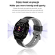 Смарт годинник Smart watch B3-2 розумний браслет з функціями пульсометра, дзвінки, повідомлення, крокомір, вологозахищений Чорний - зображення 10