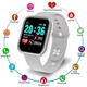 Смарт годинник Smart watch SWY68S розумний браслет з функціями фітнес трекера, вологозахистом, пульсометром та крокоміром Білий - зображення 2